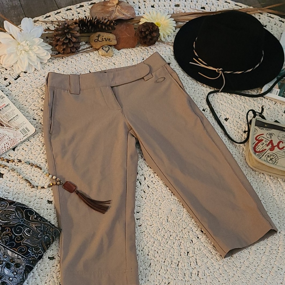 Sale Today Oakley Capri Tan Size 0 Pants View 2